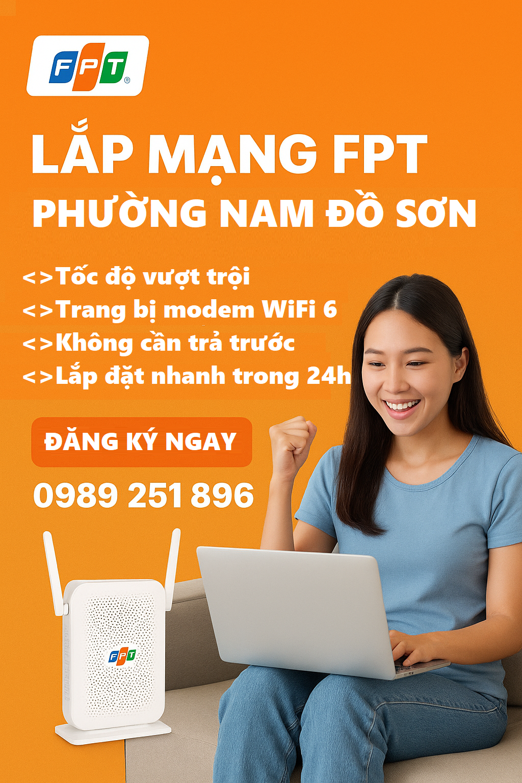 lắp mạng FPT phường Nam Đồ Sơn